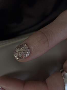 フィルネイル(fil nail)/キラキラショートネイル