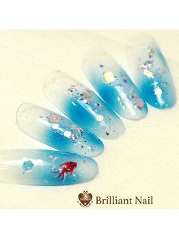 ブリリアント/金魚ネイル♪