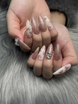 レディスペネイル ノウラ 名駅店(Redispe nail NouRa)/バレンタインネイル