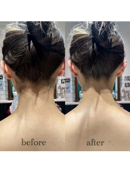 エヌドット バーバーギンザ(N.BARBER GINZA)/襟足も美しく整えます♪