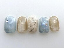 アイネイルズ 池袋店(I-nails)/ブルーベージュマグニュアンス