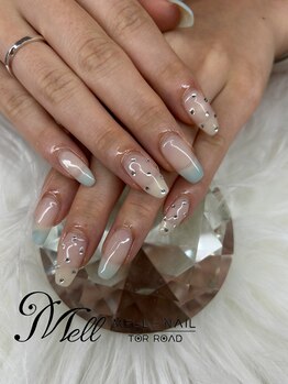 メルネイル(MELL-NAIL)/淡いカラーが可愛い☆