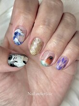 ロレ(lole)/葛飾北斎ネイル★手描きアート★