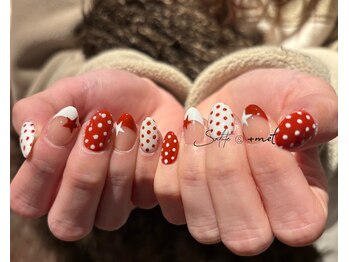 タスメット(+met)/~大きめドットスターネイル♪~