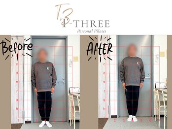 ティースリー 下北沢店(T-THREE)/重心の位置が整いました!