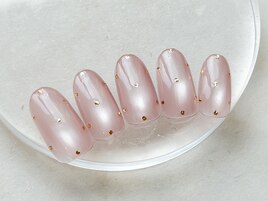 マグネットネイル×ドットネイル