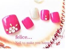 ネイルサロン フェリーチェ(felice)/【定額フットネイル】¥8000