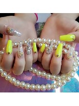 ローラネイル(Roller nail)/スカルプストーン乗せ放題¥12500