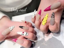 デリーネイル(Dely_nail)/ポップで派手な個性派ネイル