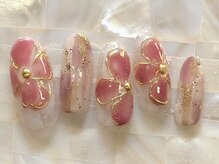 ネイルアンドアイラッシュ シシュ 高槻店(nail&eyelash SyiSyu)/ピンクフラワー