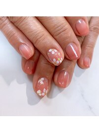 シンプルジェルネイル&本格ケア