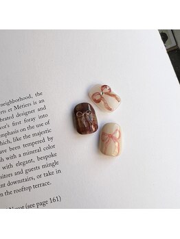 リノ 大阪本町店(lino)/リボンネイル