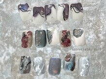 アプリシーエイトネイル(appreciate nail)/【サンプル】フルデザイン♪