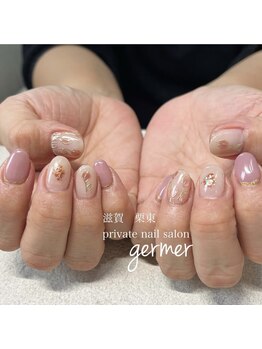 ジェルメ(germer)/チューリップネイル♪