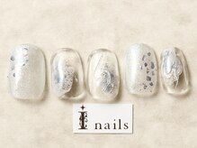 アイ ネイルズ 天神店(I nails)/塗りかけ×もやもや