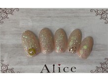 ネイルアンドアイラッシュ アリス(Alice)/デザインネイル￥7500（税込）