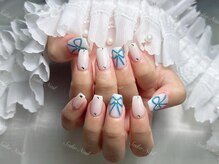 セイコウ(Seiko)/リボン持ち込みデザインネイル