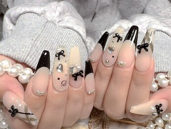 モアネイル 新宿/リボンフレンチ/持ち込み/新宿