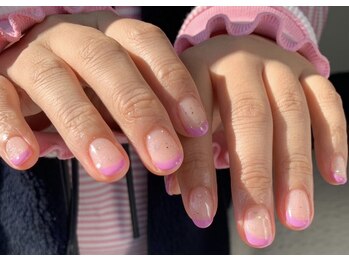 ダブリューアイラッシュ 中野(W.eyelash)/ラメ・フレンチ