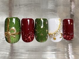 クリスマスカラーネイル12000円