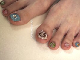 バカンスフットネイル