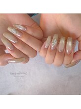 リアンスネイル ヴィヴィッド 岡山店(LianS nail ViViD)/マグネット＋ストーン