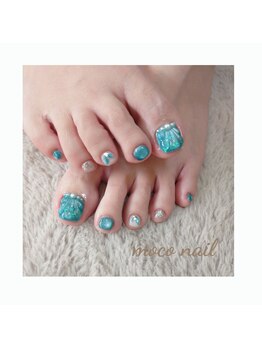モコネイル(moco nail)/【フット】☆10本デザイン☆