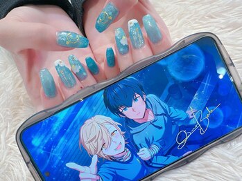 #ガーリー#夜空ネイル