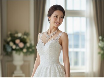 アムール(Amour)/ドレス姿は、首の長さで決まる