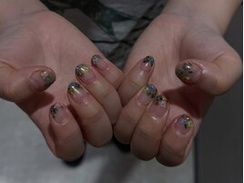 ニュアンスお花デザイン