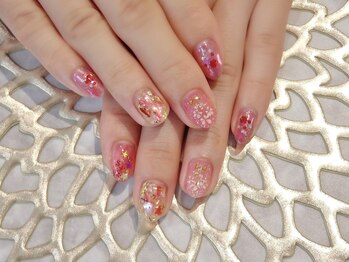 ラルネイル 大宮(Lull. nail)/*ピンク*シェル*フラワー*