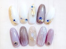ベアネイル (Bear nail)の雰囲気（マグネット＆ミラーネイル☆8990円コースカラーチェンジOKです）