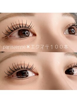 キュア ネイル・アイラッシュ(cure)/パリジェンヌ×エクステ100/yuzu