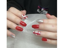 持ち込みアートハートチエック柄