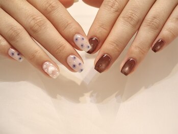 ネイルズ ララ(nails Lala)/#アシンメトリーネイル