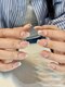 ドラマティークネイル(Dramatique Nail)の写真/リボンネイルとワンホンネイルで指先を可愛く!チークネイルで可愛いを表現◎