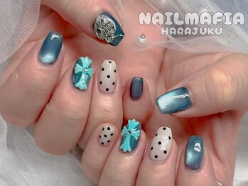 ネイルマフィア 原宿(NAIL MAFIA)の写真/《初回オフ無料&2回目以降は1ヶ月以内オフ無料》フィルイン技術でモチの良いジェルを♪【原宿】