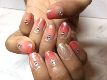 ネイルケアサロンエルミタージュ/シンプルグラデーション