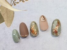 ルクール(Le Coeur)/ニュアンス天然石nail