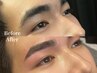 圧倒的人気No1【劇的変化】次世代メンズ眉毛パーマ+美眉WAX ¥9,500→¥8,500