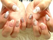 ネイルサロンブリス(nail salon Bliss)/☆華やかな桜ネイル☆