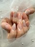 【人気No.3★】オフ無料70分持ち込みデザインOK☆ニュアンスのみネイル¥6680