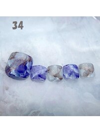 フットネイル：No.34