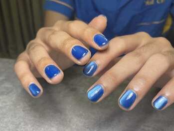 オムネイル 渋谷(HOMME NAIL)/マグネットネイル ¥6.600