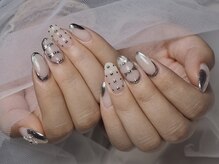 ネイルアトリエ コン(nail atelier kon.)/ミラーネイル