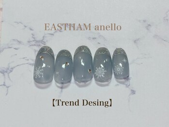 イーストハムアネーロネイル(EAST HAM anello nail)/１・２月定額　トレンドデザイン