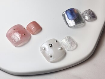 スパイス ネイルズ アンド スパ 玉川高島屋SC店(SPICE NAILS&SPA)/【フット】親指アート ¥9900