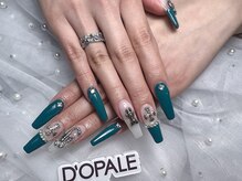 ドパルネイル 上野(DOPALE.Nail)/チップ長さ出し持ち込みデザイン