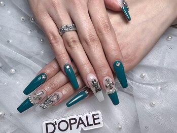 ドパルネイル 上野(DOPALE.Nail)/チップ長さ出し持ち込みデザイン