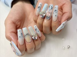 スカルプ/ロングネイル/長さ出し